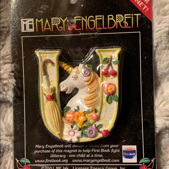 Mary Engelbreit Magnetic Letter “U” NIP - Picture 1 of 2